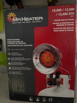 Single Tank Top 15,000 BTU Radiant Propane Outdoor Space Heater