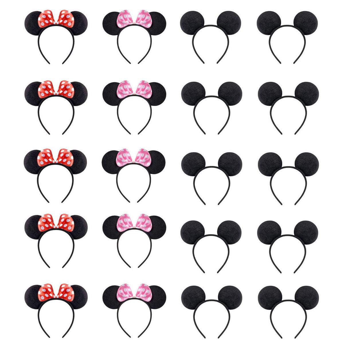 20 PCS Mouse Ears For Birthday Party Theme Park Costume Play Celebration For Boys And Girls …
