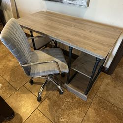 Desk L21 x W47 x H30 & Chair 