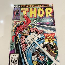 Thor #317 "Chaos At Canaveral" Man Beast Marvel Comics 1982 HIGH-GRADE VF/NM
