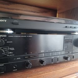 200W KENWOOD INTERGRATED AMPLIFIER/SONY PHONO/JBL 902VX LOUDSPEAKERS $1000 FINAL PRICE 