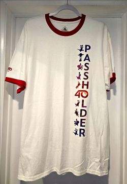 Disney World Parks Epcot 40th Anniversary Passholder T-Shirt  Figment XL