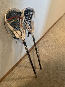 Lacrosse Sticks And Ball