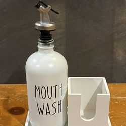 Mouthwash / Toothbrush Holder 