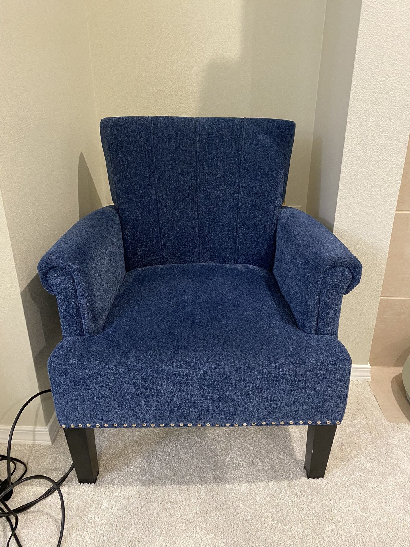 Blue Accent Armchair