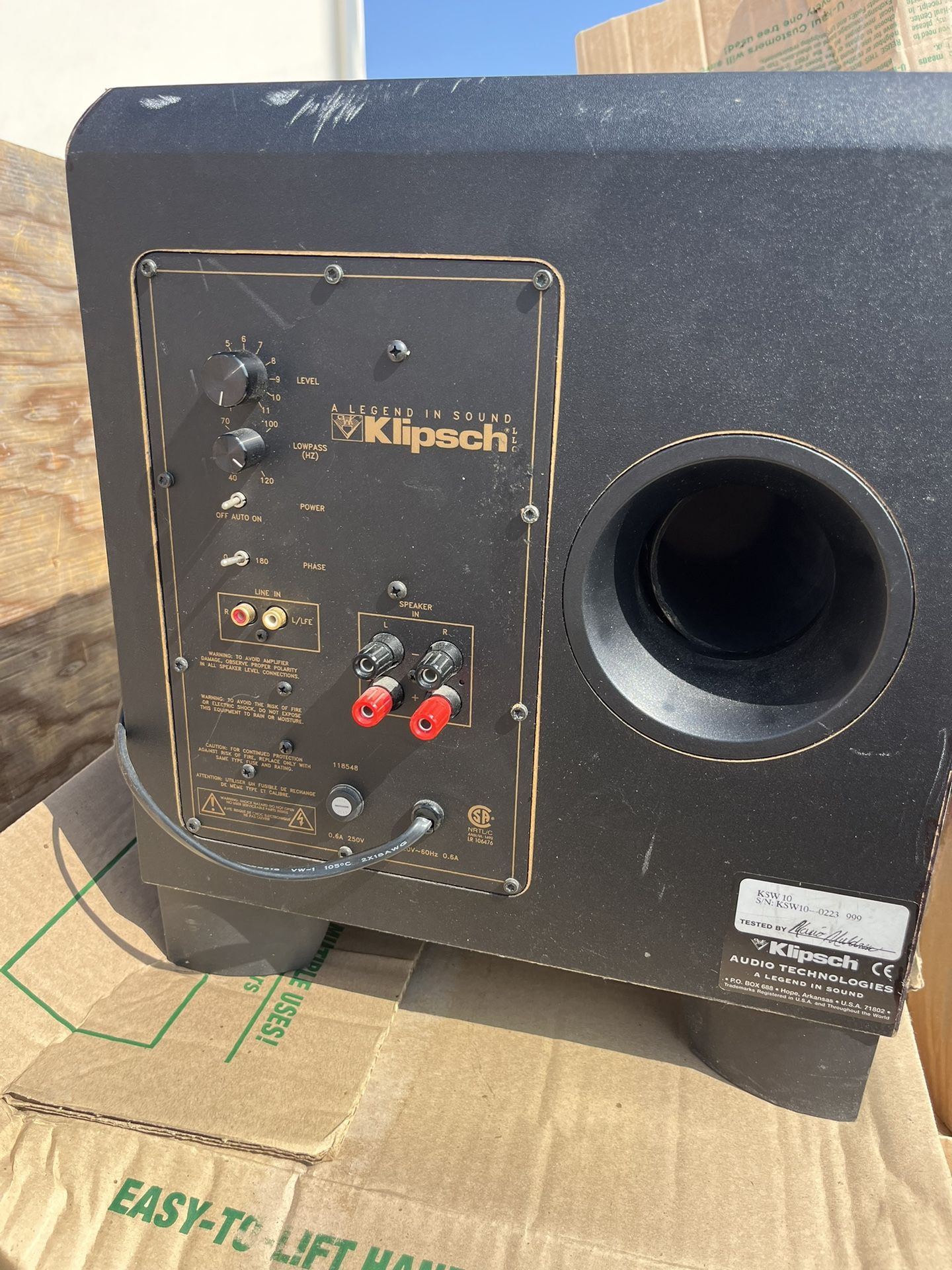 Klipsch Subwoofer