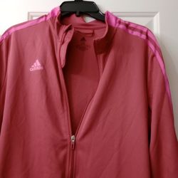 Adidas Women's Pink Jacket 2xl