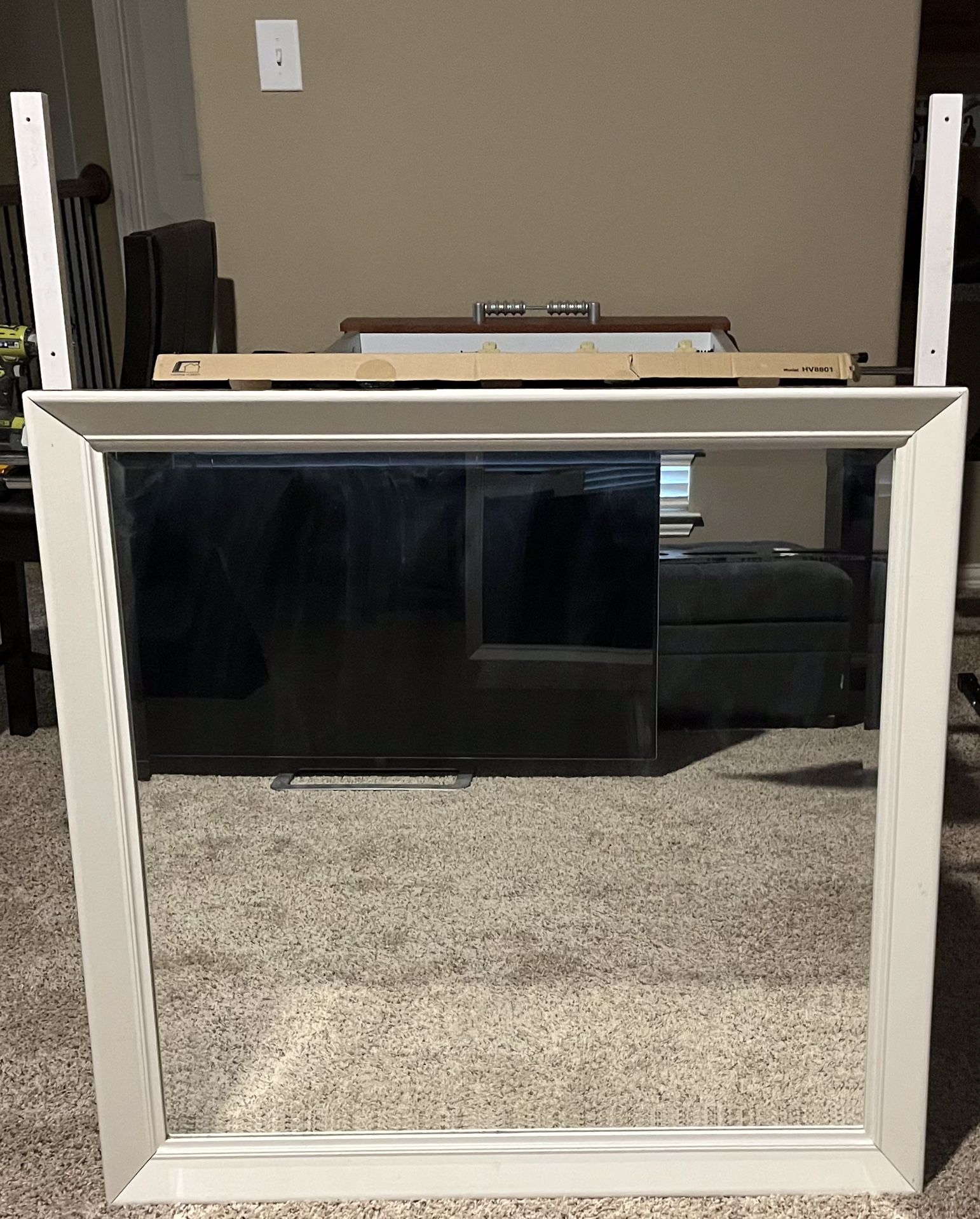 White Dresser Mirror