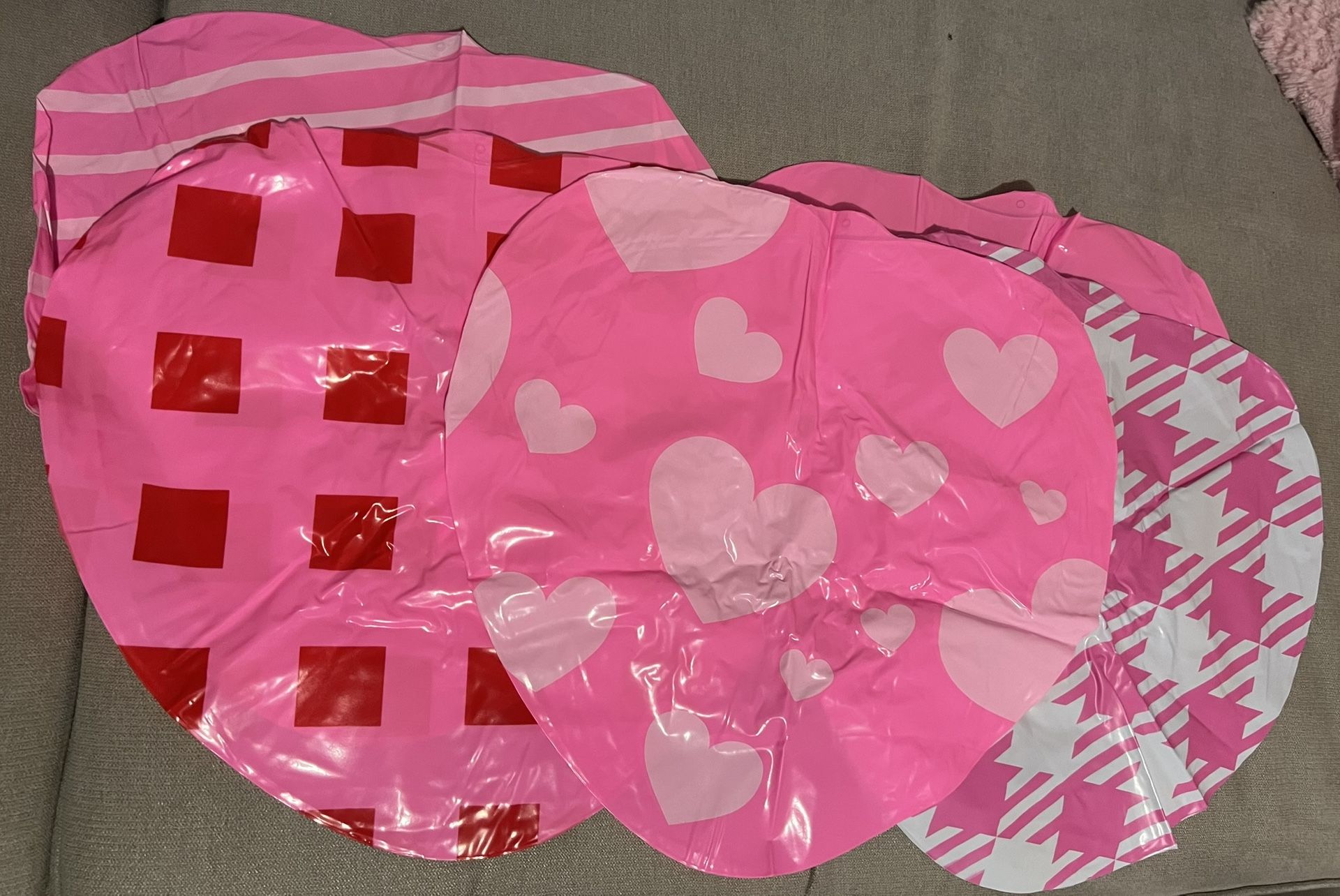 Pink Blow Up Heart Shape Decor