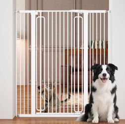 51” Extra Tall Pet Gate – Auto-Close – Adjustable 29.7”–46” – New Open Box
