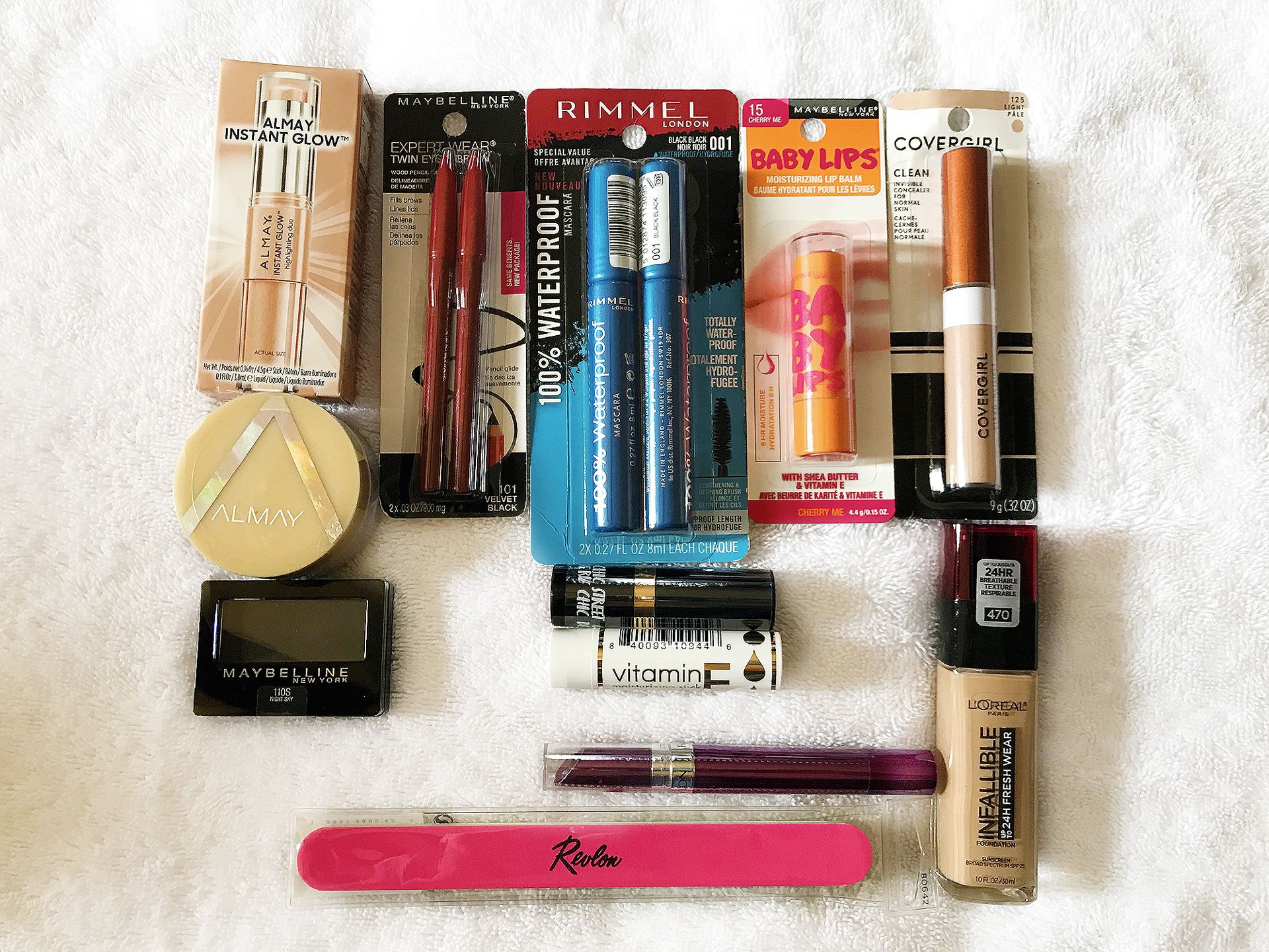 $20 Makeup Bundle 2 - Almay, Maybelline, Rimmel, Covergirl, Revlon