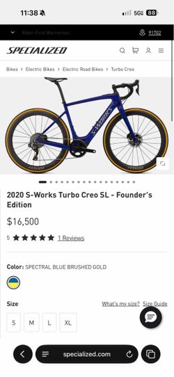 2020 S-Works Turbo Creo SL - Founder's Edition