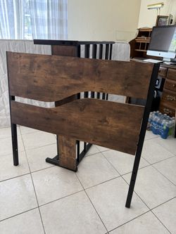 bed frame & individual mattress