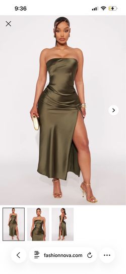 Satin dress