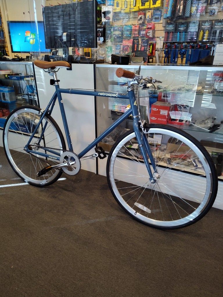 Retrospec Fast Single Speed Bike NEW BLUE 57CM RETROSPEC