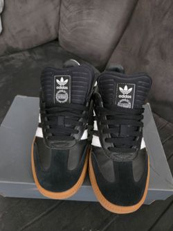 Adidas Samba Black Sneakers with Gum Sole