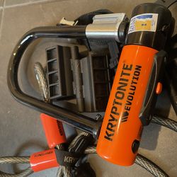 Kryptonite evolution bike lock - never used