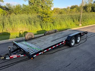 Orange Line TH10 Flatbed Car Hauler Trailer