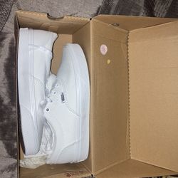 White Brand New Vans
