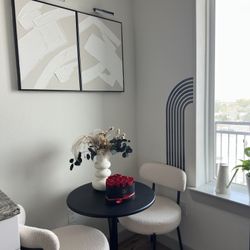 Minimalistic Tiny Table + Chairs 