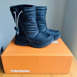New In Box Black Northside Snow Boots Little Kids Size 13
