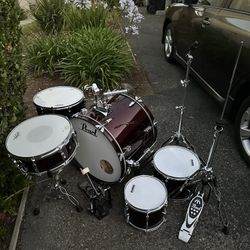 Pearl Roadshow Drum Kit – Complete 5-Piece Set (Like New!)