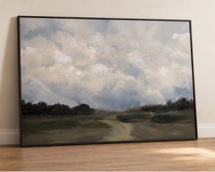 Neutral Countryside Landscape Wall Art