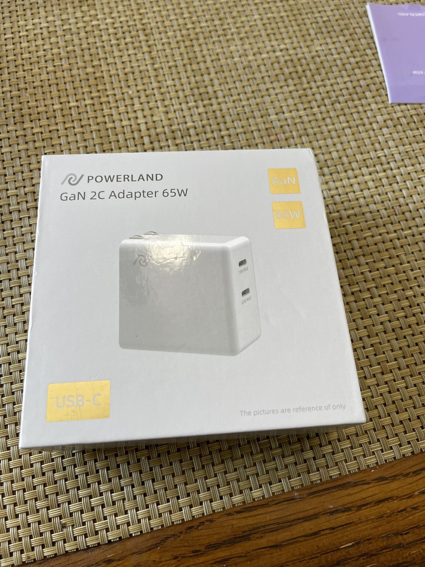 MacBook USB C Charger 65W. Fast Charger Adapter, Dual USB C Ports Foldable Compact Charger for MacBook Pro/Air, iPad Pro, Google Pixelbook, iPh