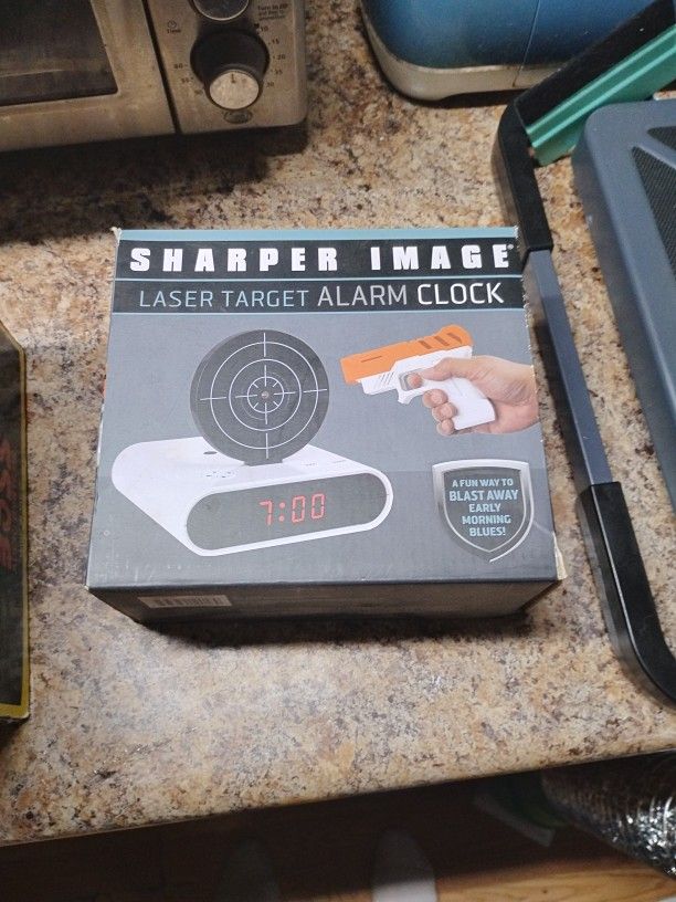 Laser Target Alarm Clock