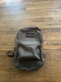 gray jansport backpack