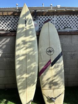 2 Vintage Surfboards G&S + Venice