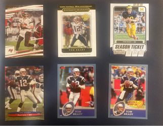Tom Brady Lot of 6 Cards