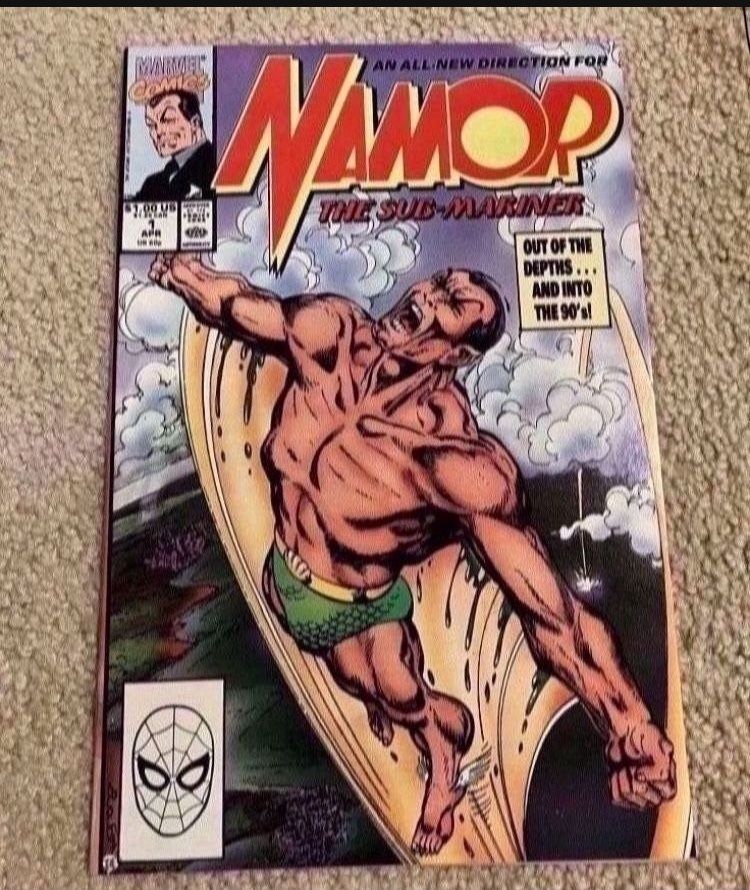1990 Namor The Sub-Mariner #1 Comic Book
