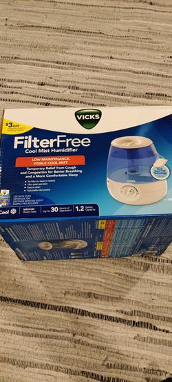 Vicks filter free mist humidifier