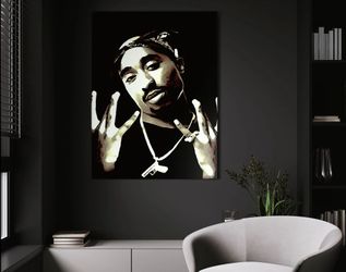 2Pac Acrylic Open Box 40 by 30