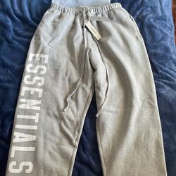 Large grey Essentials Sweatpants 