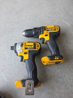 Dewalt drill and impact drill