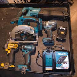 Nikita And DeWalt Tools