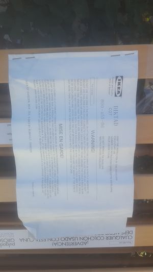 Ikea Diktad Convertible Crib Toddler Bed For Sale In Escondido