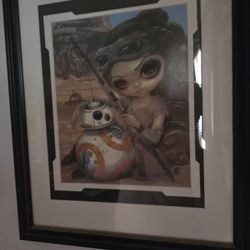 Ray & BB-8 Jasmine-Beckett Griffith print