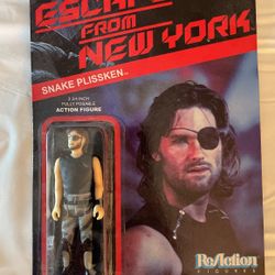 Escape From New York Snake Plissken reaction, action figure