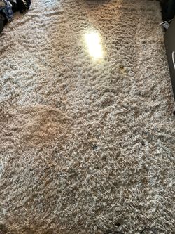White rug