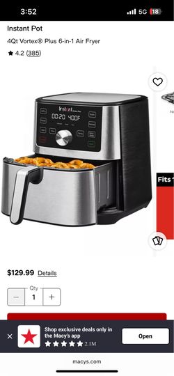 Instant pot vortex plus