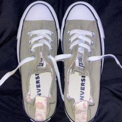 Converse, Greenish Color , Size 5