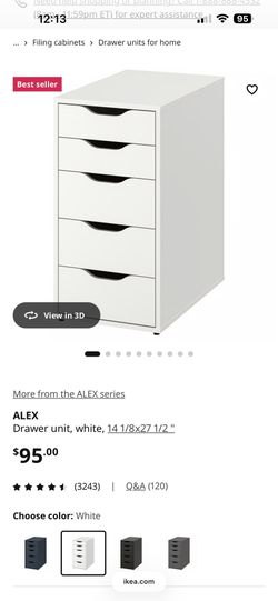 IKEA Alex unit