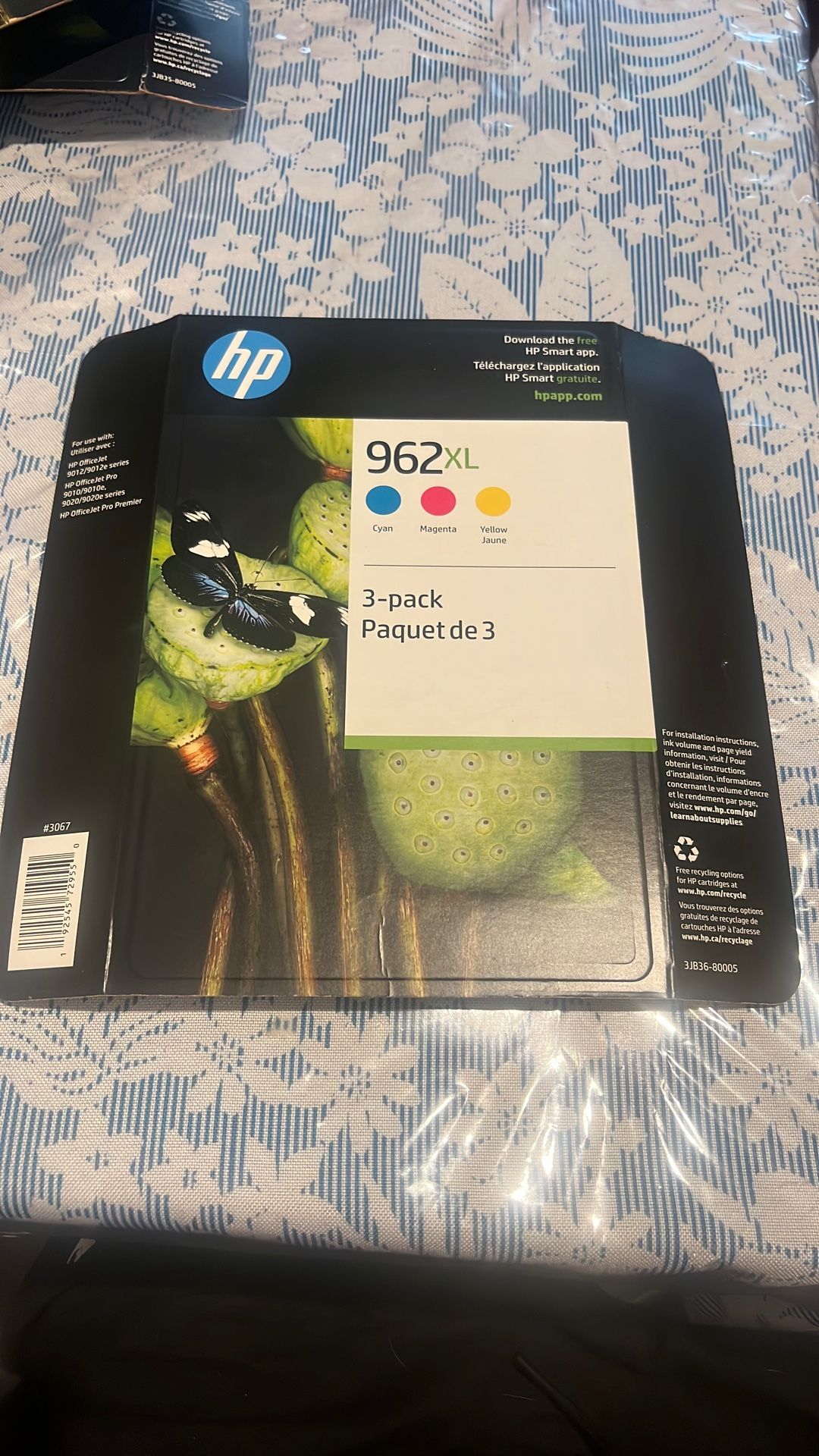 Printer Ink Cart-962XL (3 Color Pack) *OBO*