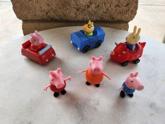 (6) Peppa Pig Figures