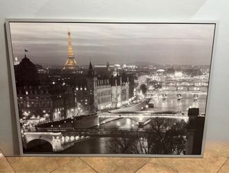 Paris Canvas wall decor from IKEA.