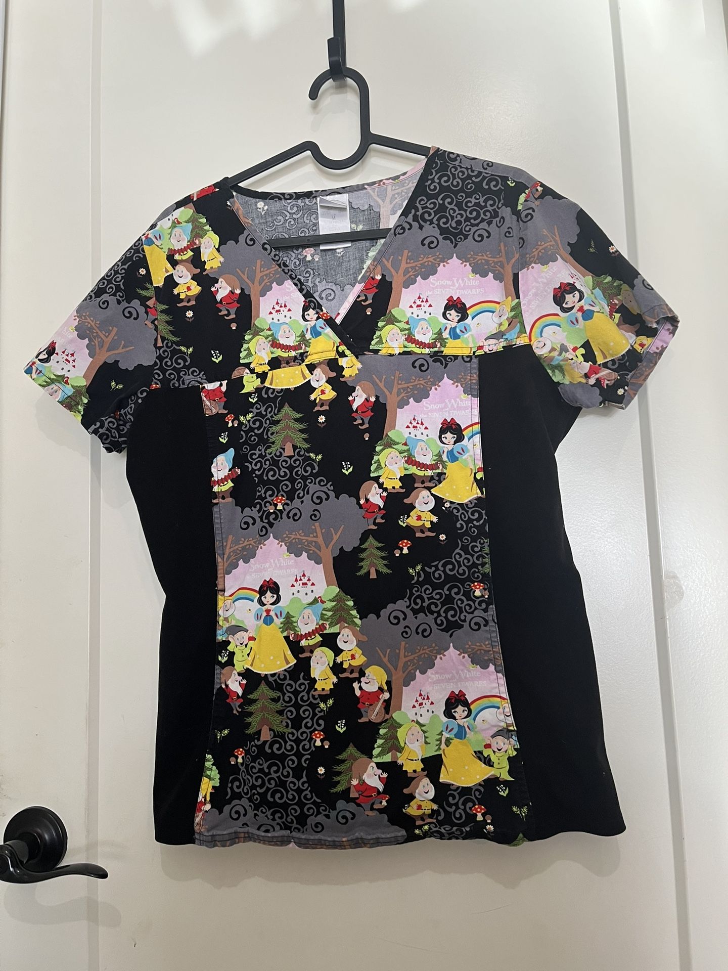 Women’s Scrub Top Snow White