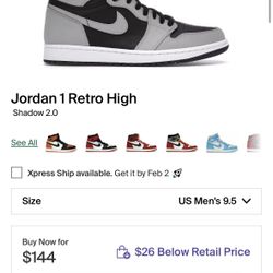 Jordan 1 “Shadow 2.0”